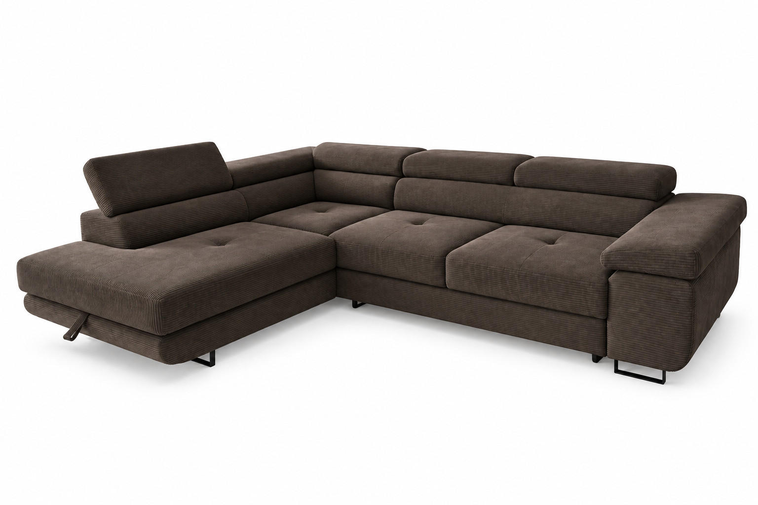 KS Home Concept Ecksofa Braun 275x205 cm