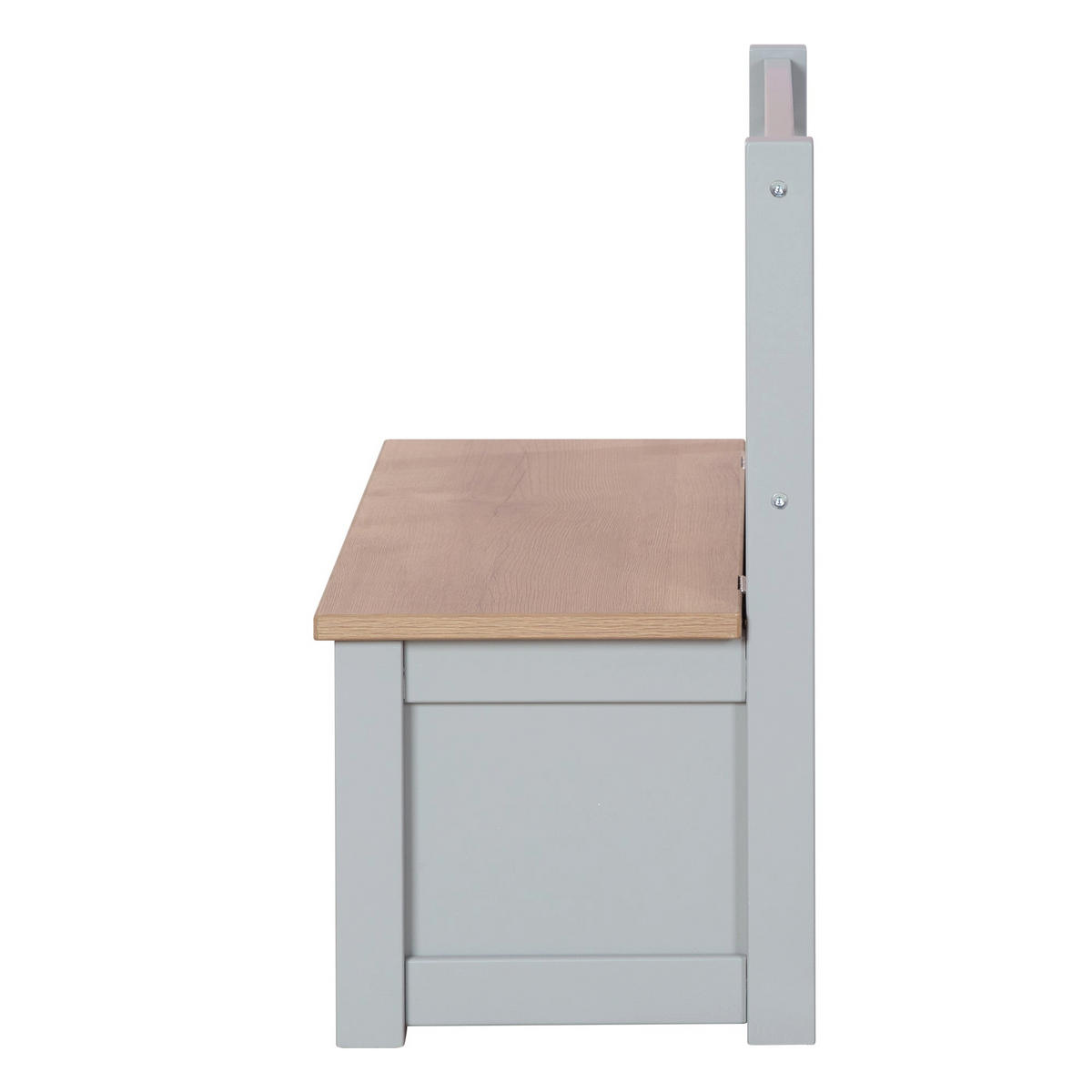 KINDERTRUHENBANK Woody natur / taupe - Taupe, Holzwerkstoff (56/53/28cm) - Roba