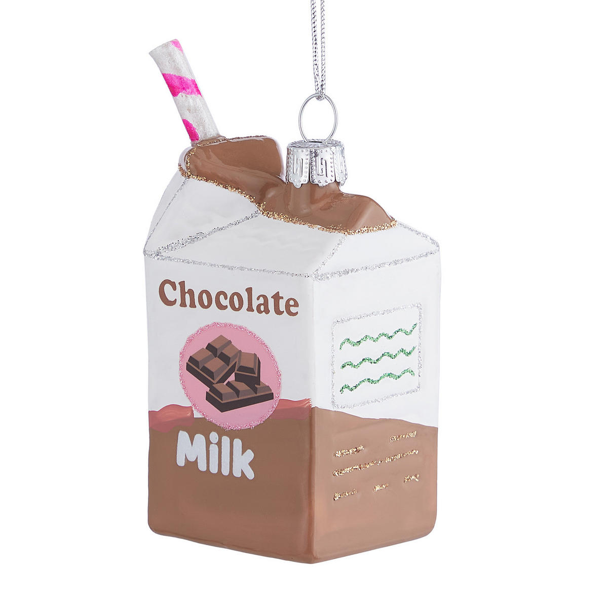 BAUMANHÄNGER Hang On Trinkschokolade - Hellbraun, Glas (4/10/6cm) - Butlers