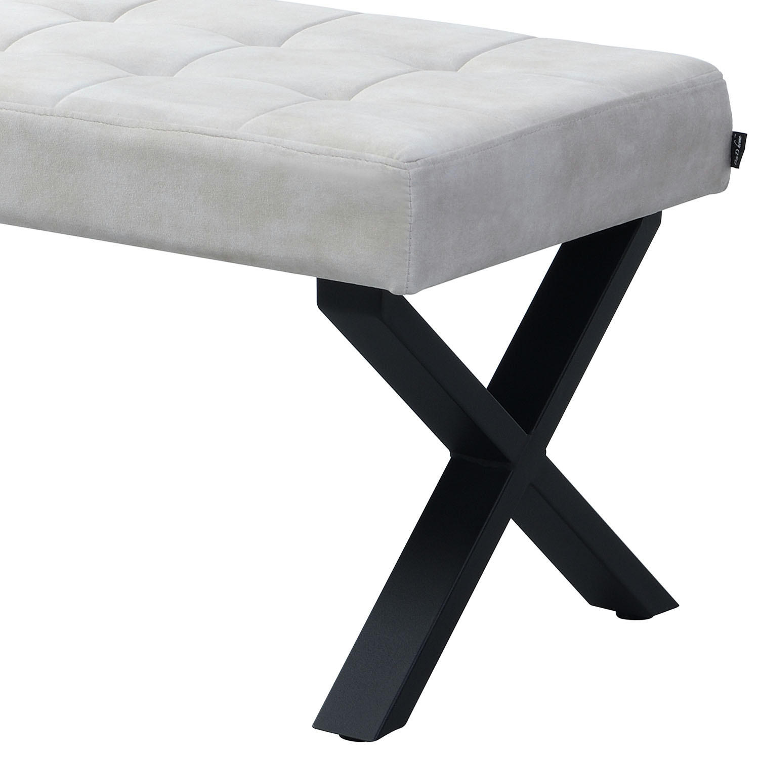 Thumbnail - B&D Home Sitzbank, Grau, Metall, 140x48x48 cm, Esszimmer, Bänke, Sitzbänke