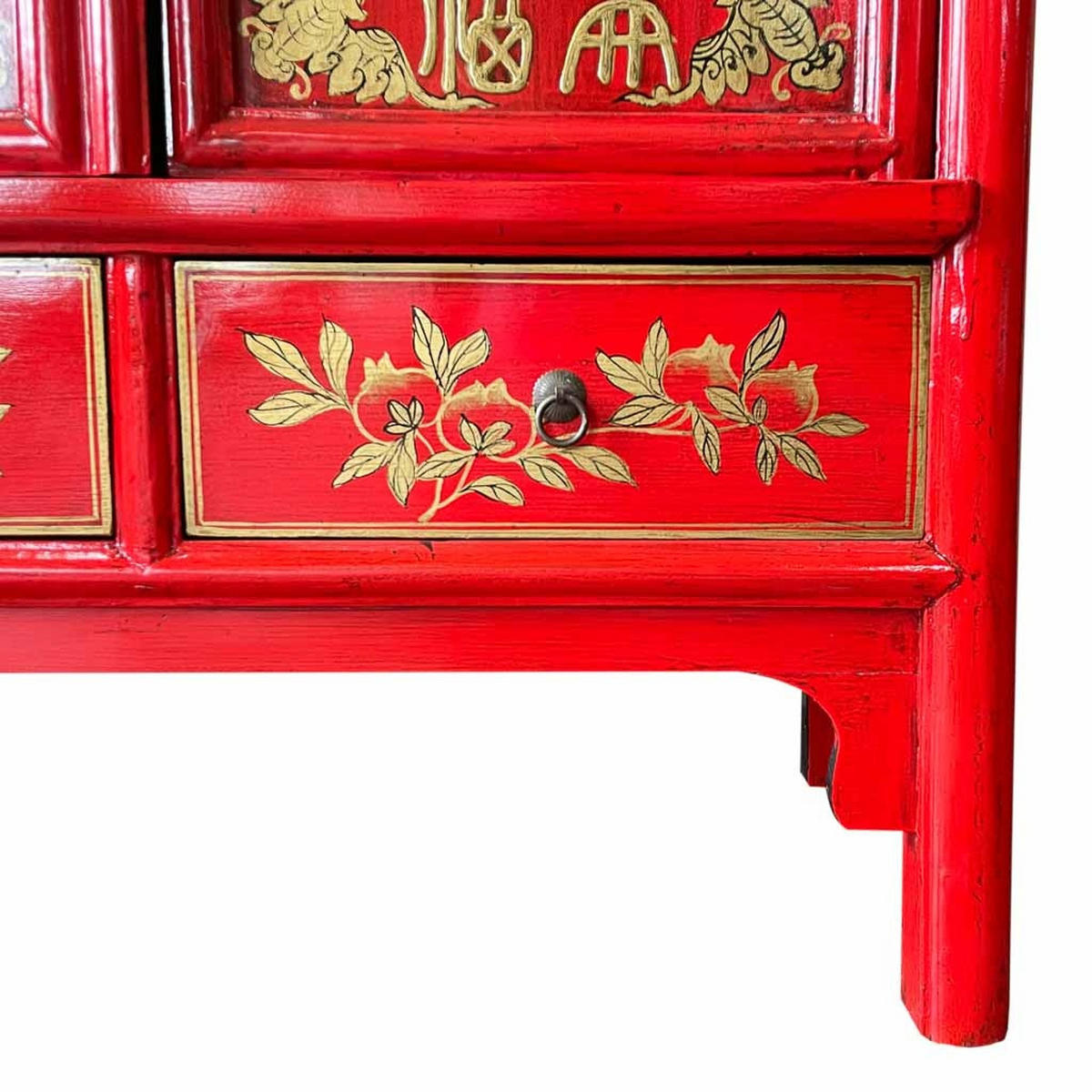 SCHRANK aus Holz 100x57x183 cm - Rot, Holz (100/183/57cm) - Wanderlust