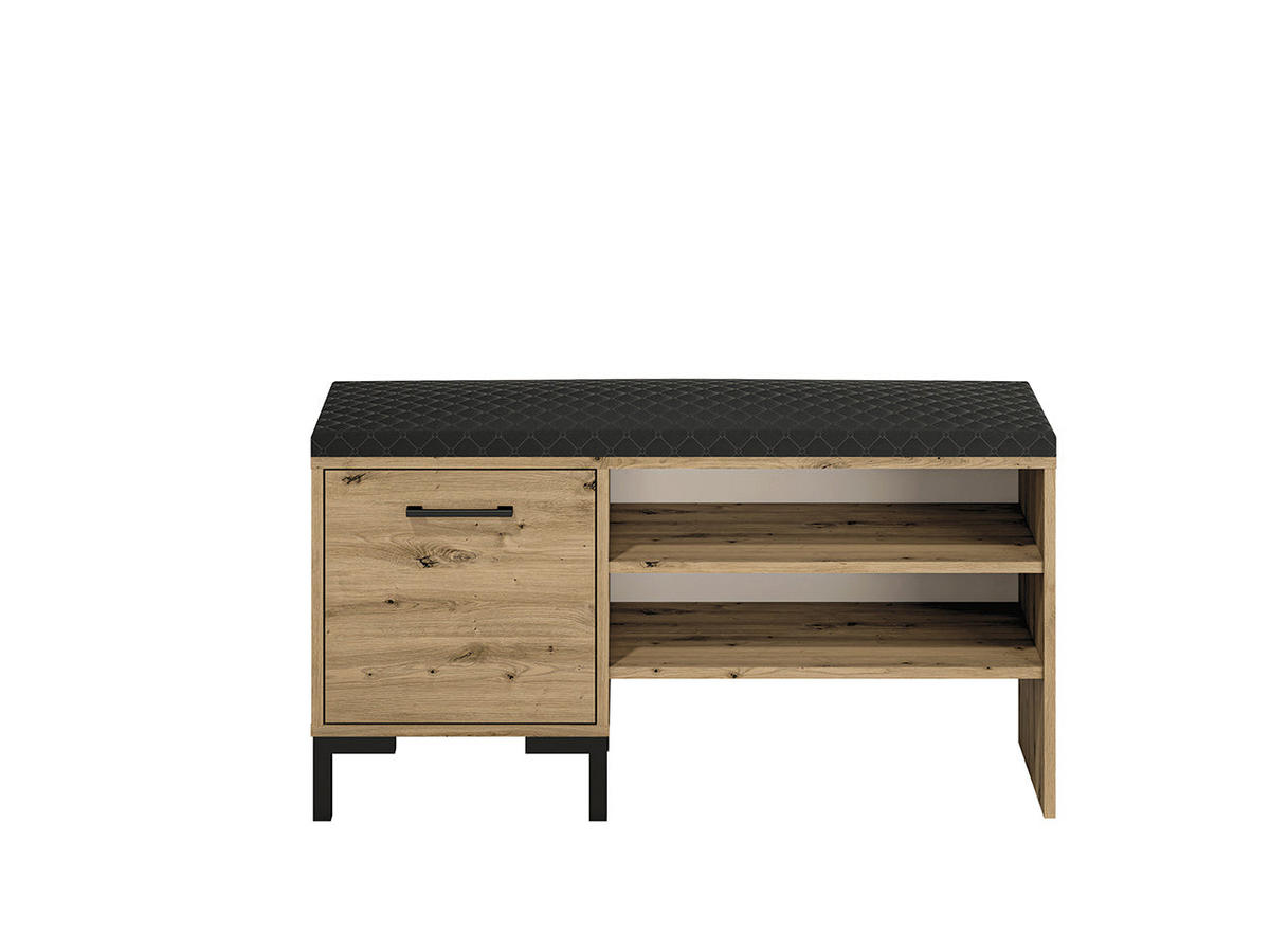 SCHUHSCHRANK – 105 cm – Nevio – Eichefarben - Eichefarben, Holzwerkstoff (105/54/34cm) - hi-markt