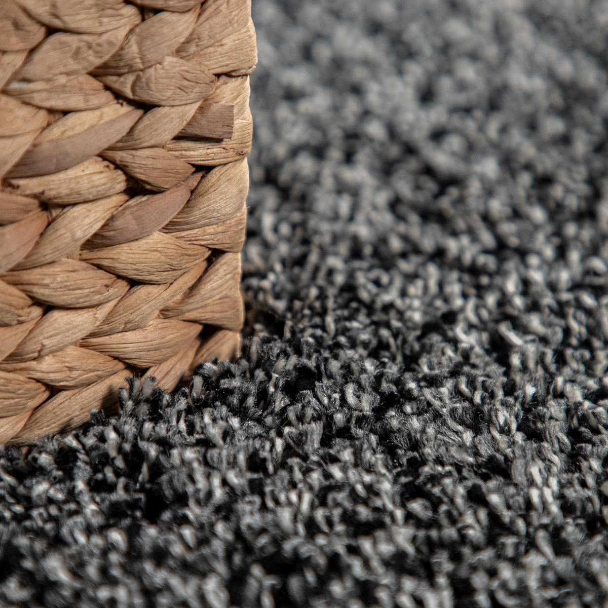 HOCHFLORTEPPICH 160/230 cm Shaggy Plus - Anthrazit, Textil (160/230cm) - Paco Home