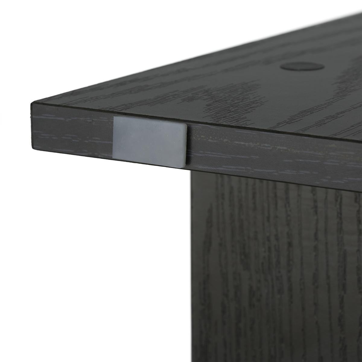 MONITORSTÄNDER Schwarz 2-tlg.-Set mit Organizer - Schwarz, Holzwerkstoff (20/75.5/28cm) - Relaxdays
