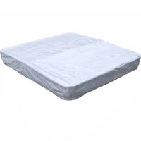 WHIRLPOOL-ABDECKUNG Schutzplane für Isolierabdeckungen - Silberfarben, Kunststoff (216/241cm) - Canadian Spa Company