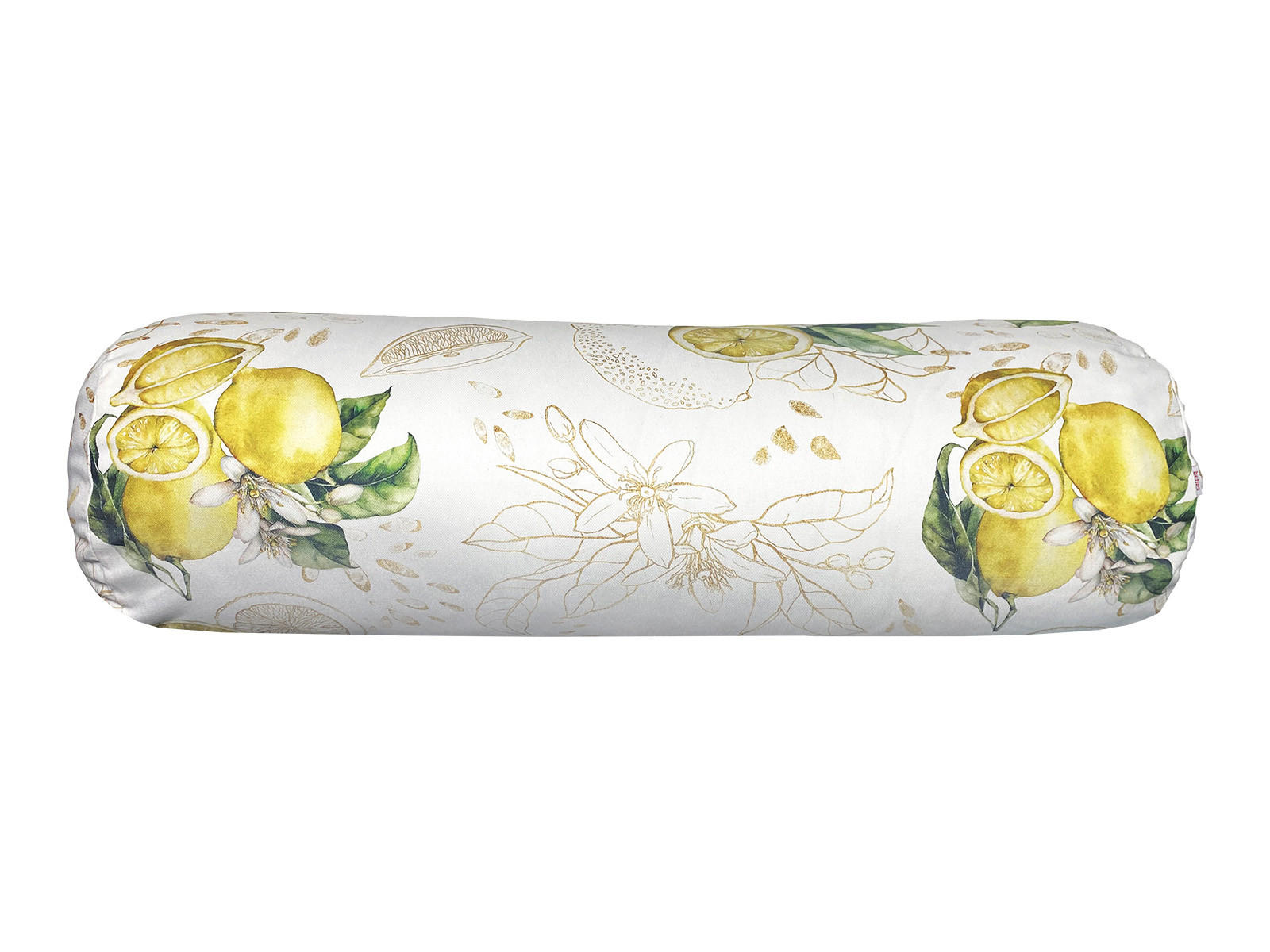 XL-ROLLENHÜLLE Italy Collection Zitronen 25/70 cm - Ecru/Gelb, Textil (25/70cm) - beties Heimtextil