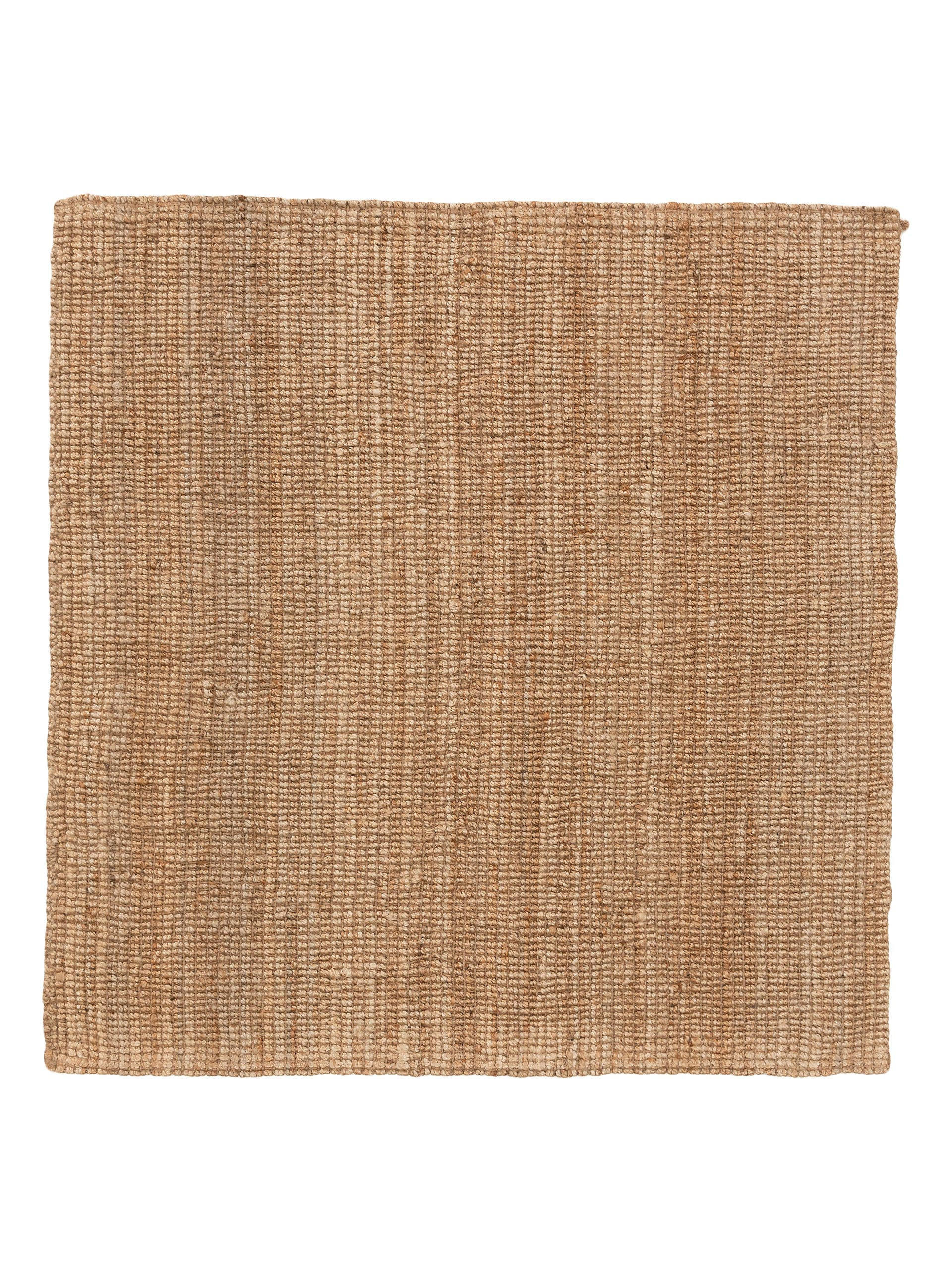 JUTETEPPICH Svea Natur 150x150 cm - Naturfarben, Textil (150/150cm) - benuta Pure