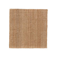 JUTETEPPICH Svea Natur 150x150 cm - Naturfarben, Textil (150/150cm) - benuta Pure