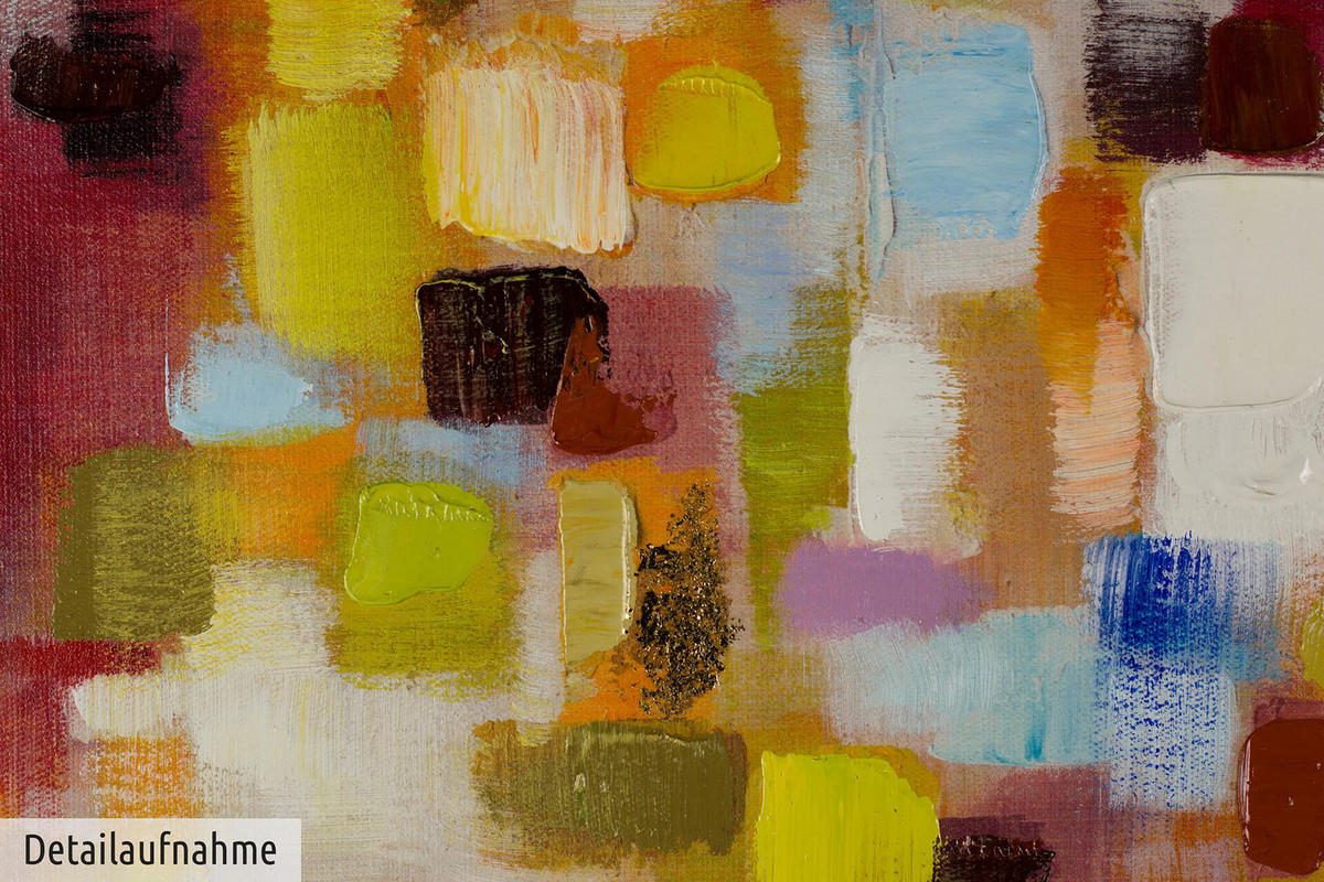OLEJOMAĽBA 80/80 cm, Zvieratá - žltá, drevo/textil (80/80cm) - KUNSTLOFT