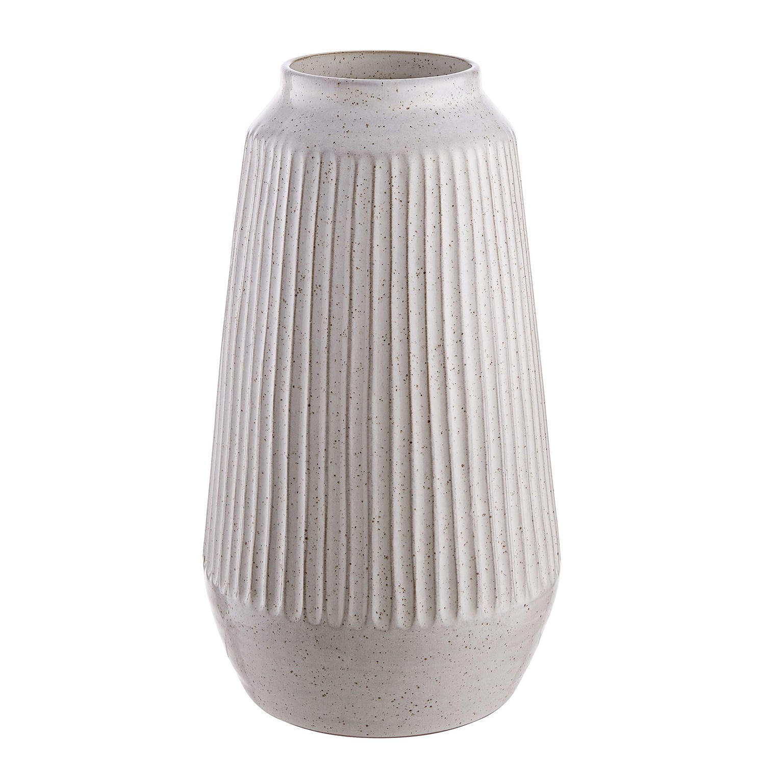 VASE Finja - Beige, Keramik (32cm) - BUTLERS
