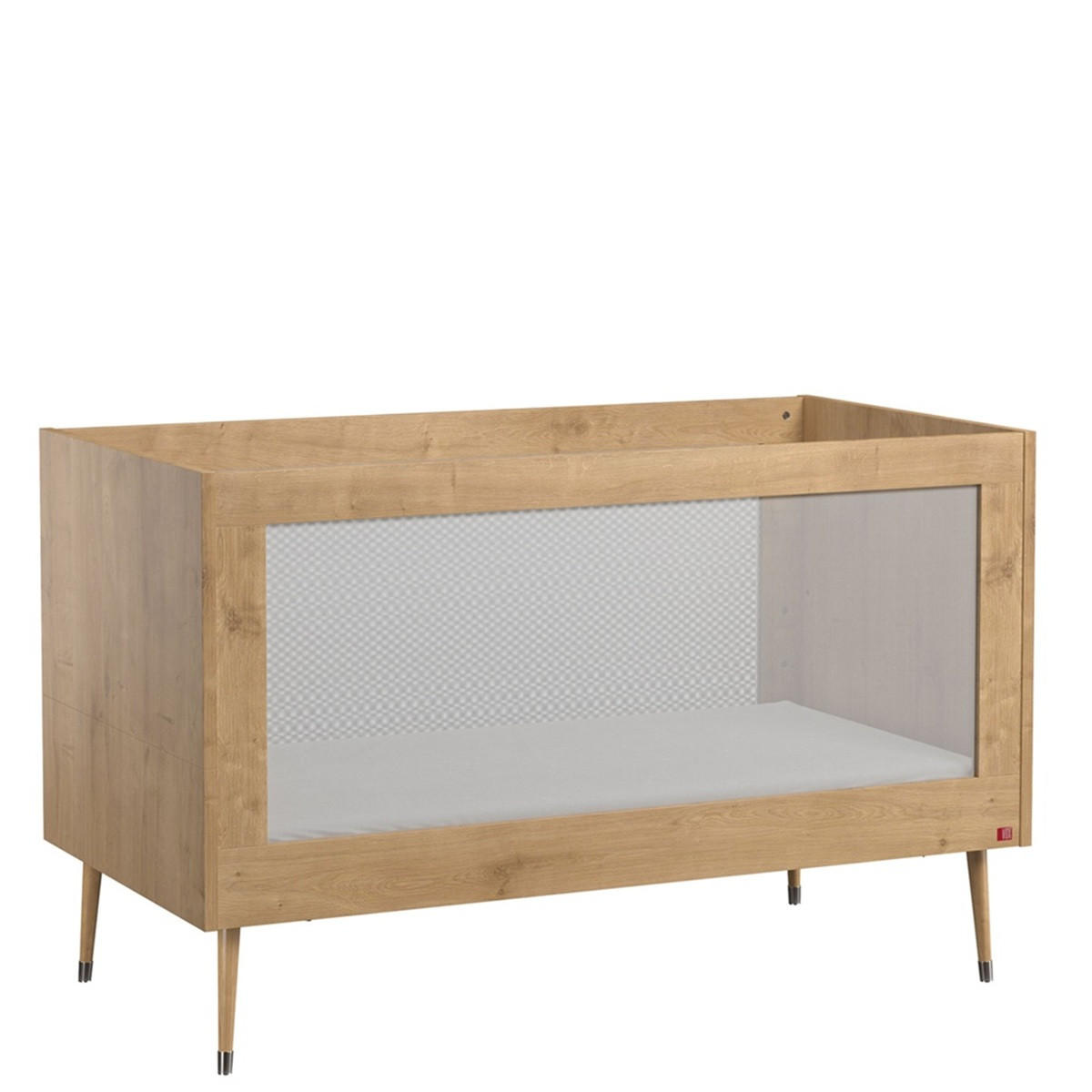 BABYZIMMER Set Bonny - 4-teilig - Eiche - Eichefarben, Holzwerkstoff (100/191/55cm) - QMM TraumMöbel