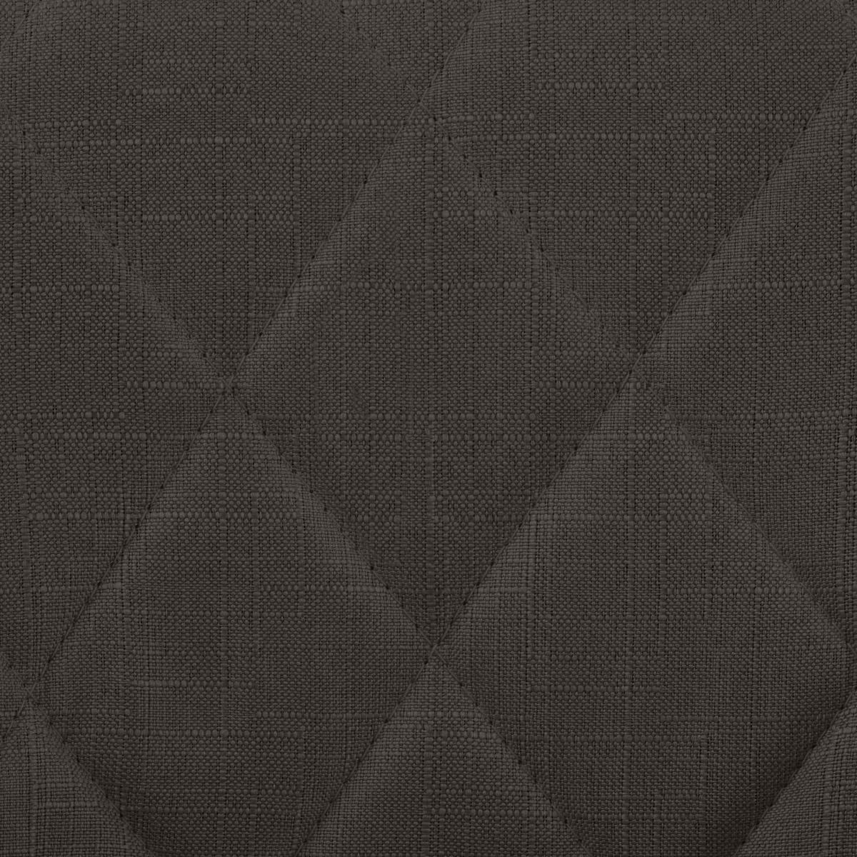 BARHOCKER Stoff dunkelgrau - Chromfarben/Dunkelgrau, Textil/Metall (46/83/49cm) - CLP
