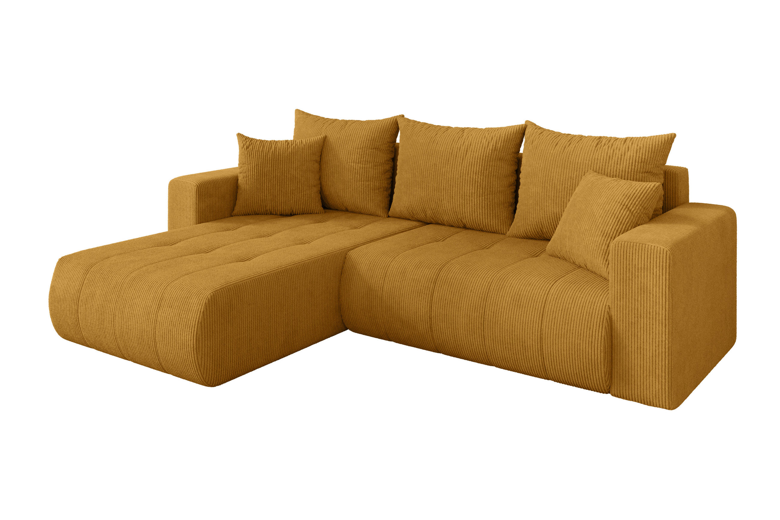Altdecor Ecksofa Dunkelgelb 277x194 cm