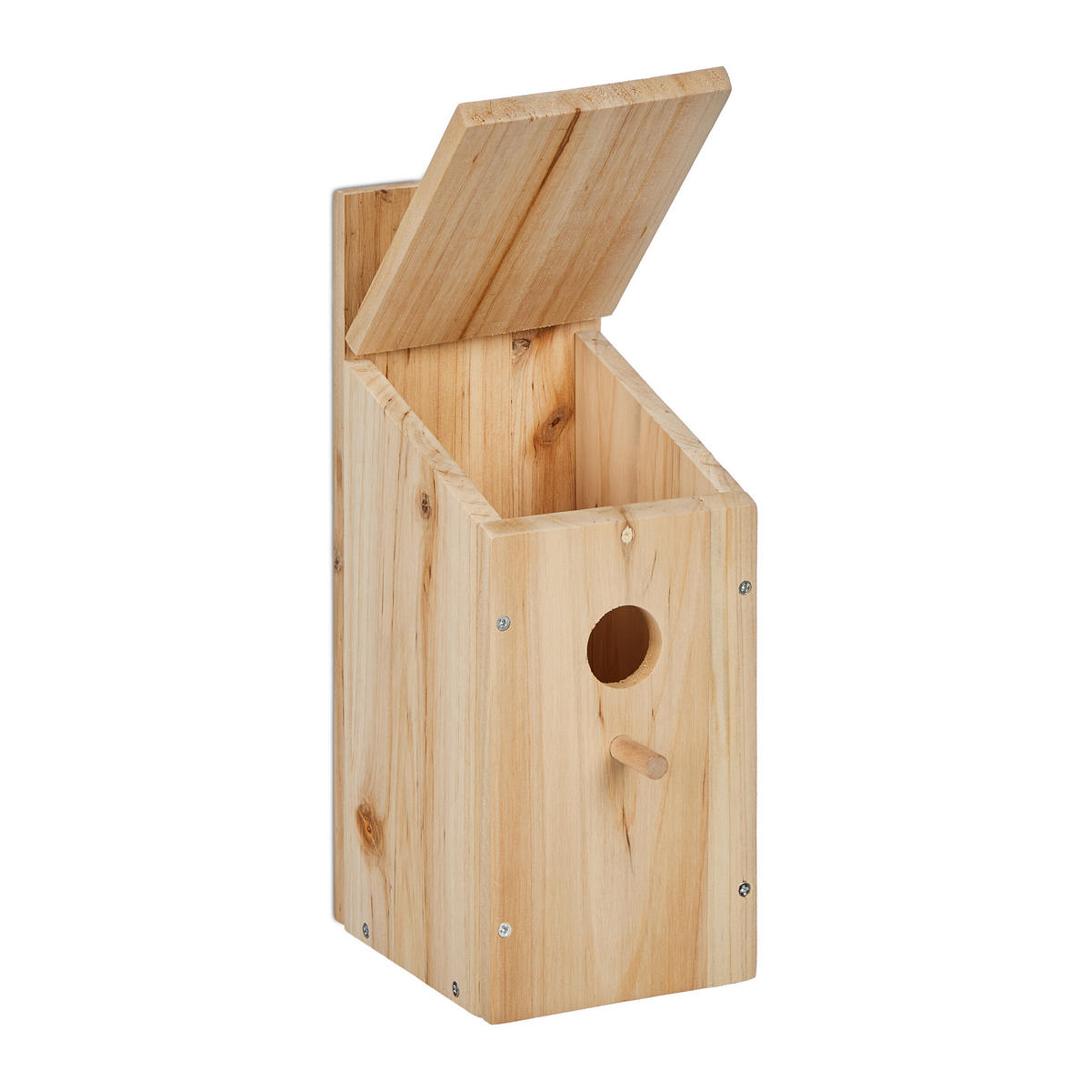 NISTKASTEN - Hellbraun, Holz (11.5/29.5/17cm) - Relaxdays