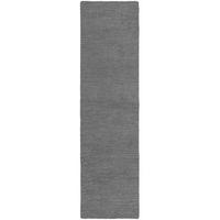 WOLLTEPPICH ALNE, einfarbig, Grau, 80 x 230 cm - Grau, Textil (80/230cm) - KADIMA DESIGN