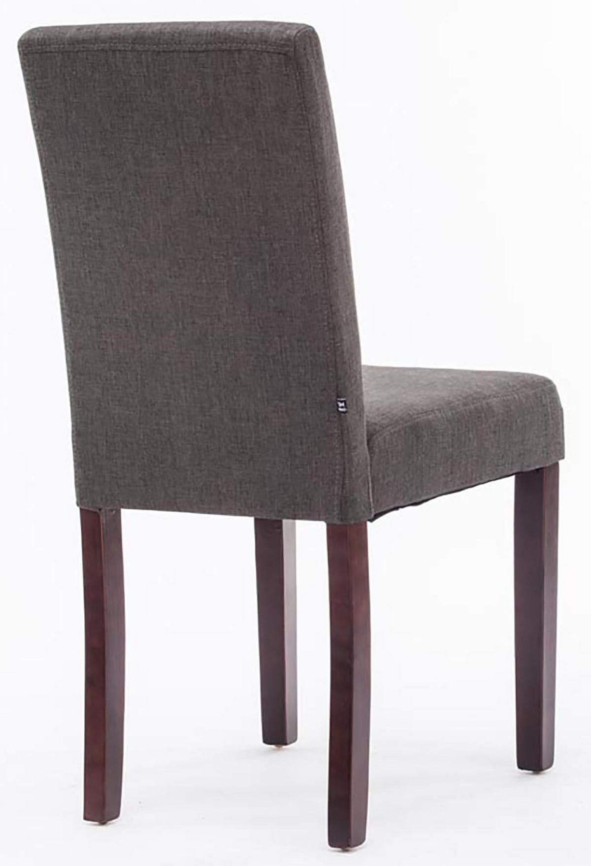 ESSZIMMERSTUHL Ines, 2er Set Stoff, Gestell Holz Cappuccino Dunkelgrau - Dunkelgrau/Cappuccino, Holz/Textil (41/91/47cm) - TPFLiving