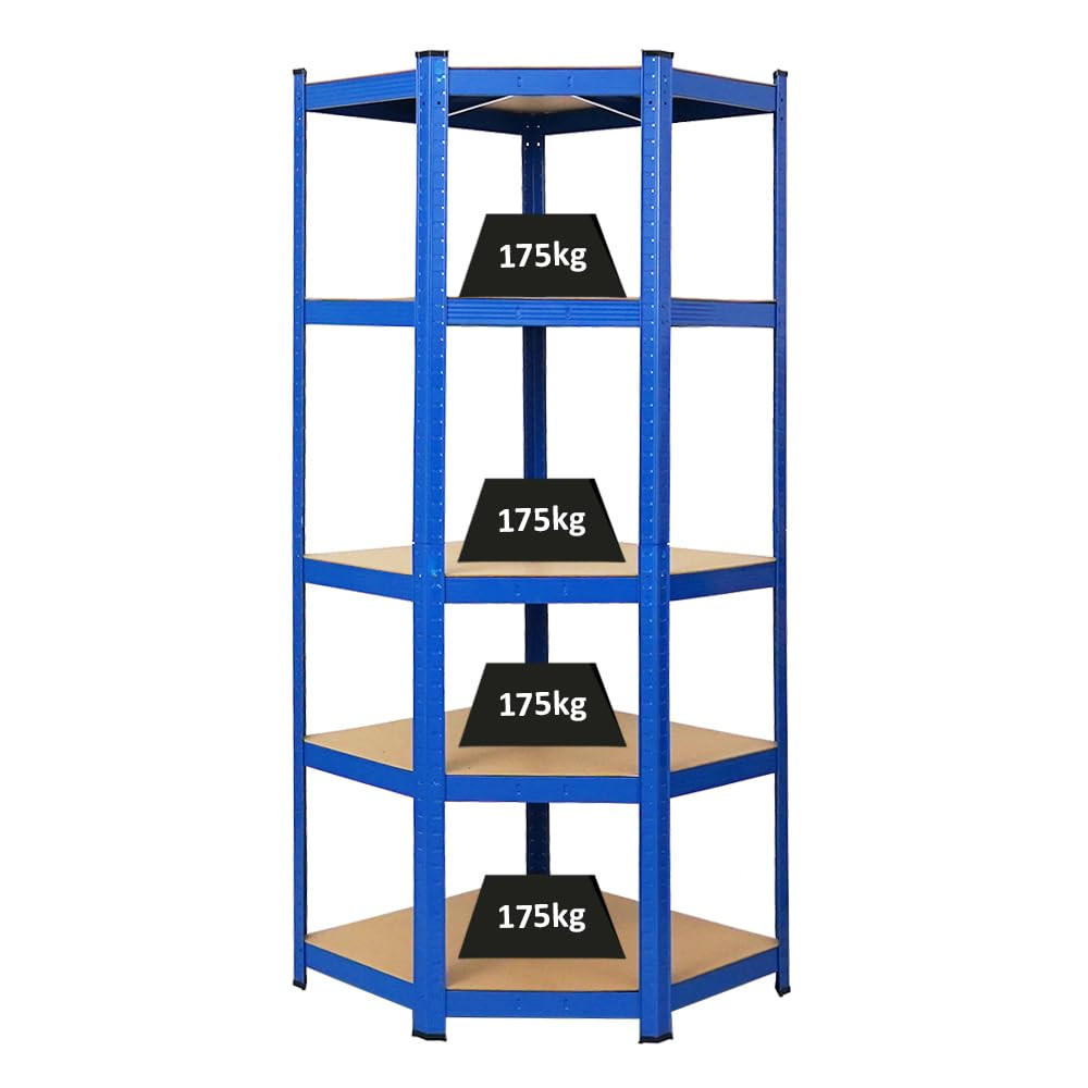 ECKREGAL Ragnar 180x70x40 cm Fachlast 175 kg Blau - Blau, Metall (70/180/40cm) - PROREGAL