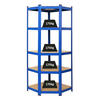 ECKREGAL Ragnar 180x70x40 cm Fachlast 175 kg Blau - Blau, Metall (70/180/40cm) - PROREGAL