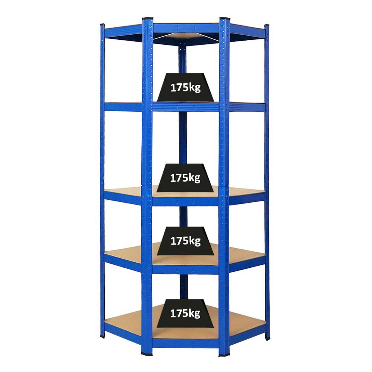 ECKREGAL Ragnar 180x70x40 cm Fachlast 175 kg Blau - Blau, Metall (70/180/40cm) - PROREGAL