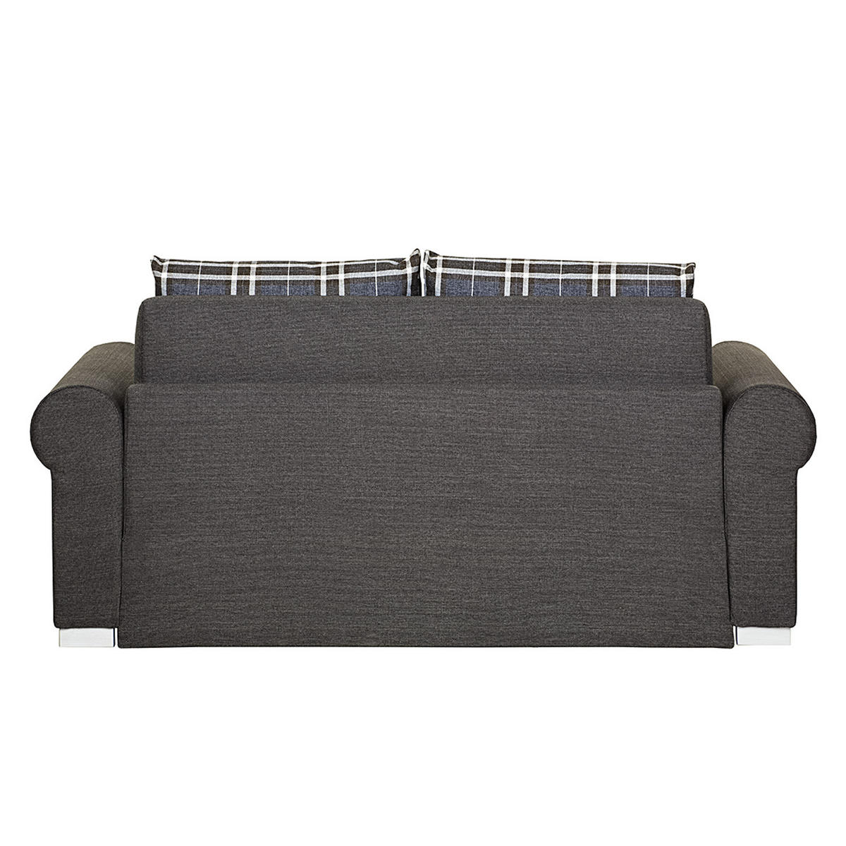 SCHLAFSOFA - Blau/Grau, Textil (184/90/90cm) - home24