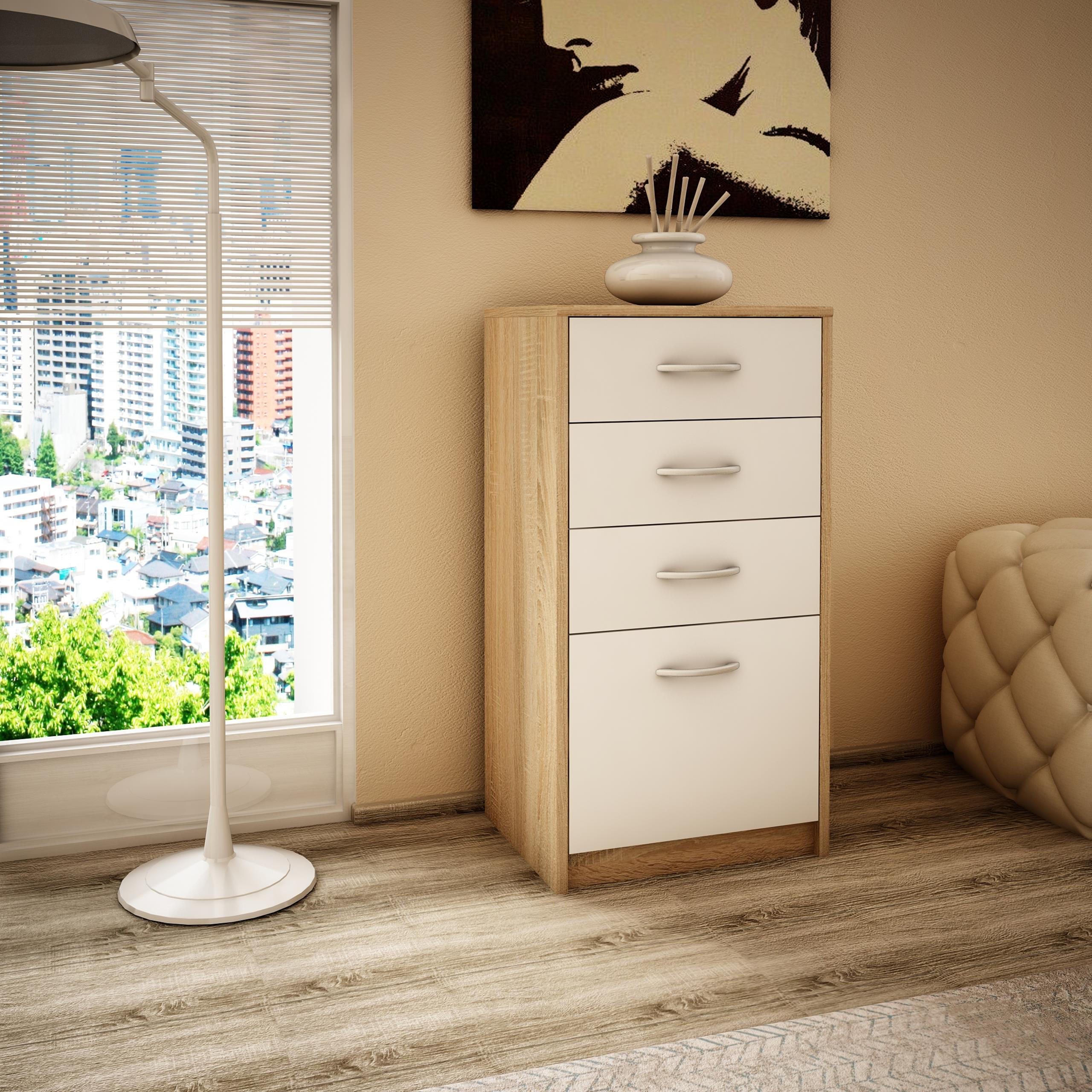 Thumbnail - Matkam Möbel Kommode, Sonoma Eiche, Holzwerkstoff, 45x85x35 cm, Wohnzimmer, Kommoden & Sideboards, Kommoden