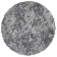 HOCHFLOR SHAGGY TEPPICH FLUFFY RUND - Grau, Textil (200/200cm) - Pergamon