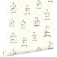 TAPETE Vogelkäfige 53 cm x 10.05 m - Weiß, Papier (53/0.1cm) - ESTAhome
