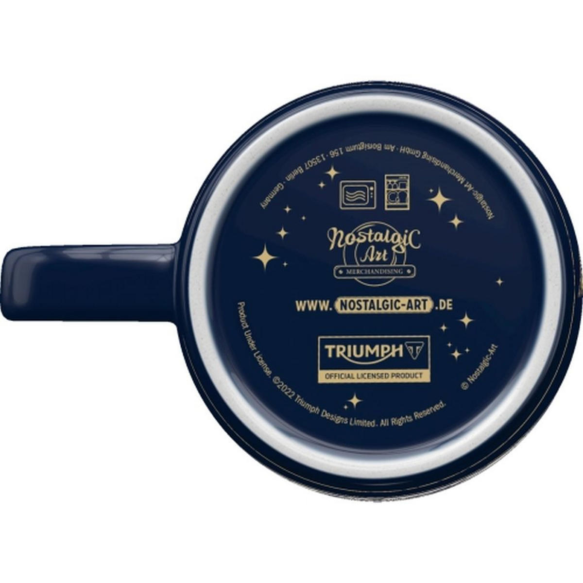 KAFFEETASSE 330 ml Triumph Legendary Motorcycles - Multicolor, Keramik (0.33L) - Nostalgic-Art