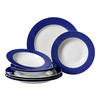TAFELSERVICE Doppio Indigo Blau 8er Set - Blau, Keramik (1/1/1cm) - Ritzenhoff Breker