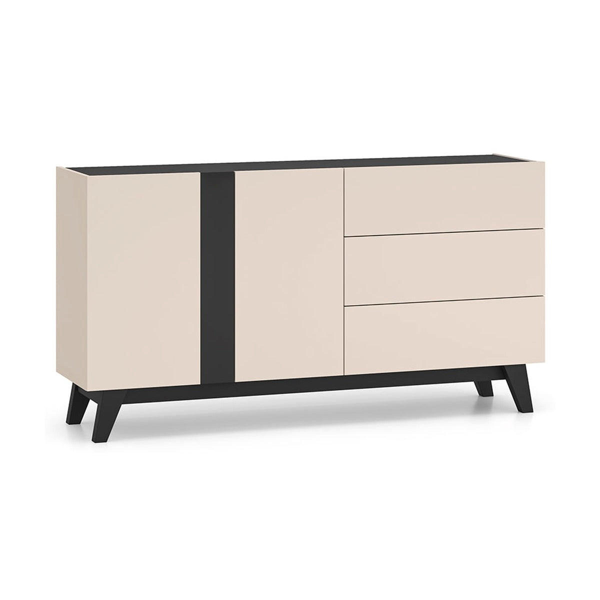 SIDEBOARD – 160 cm – Freshion – Kaschmir – KO-064 - Kaschmir, Holzwerkstoff (160/85/40cm) - hi-markt