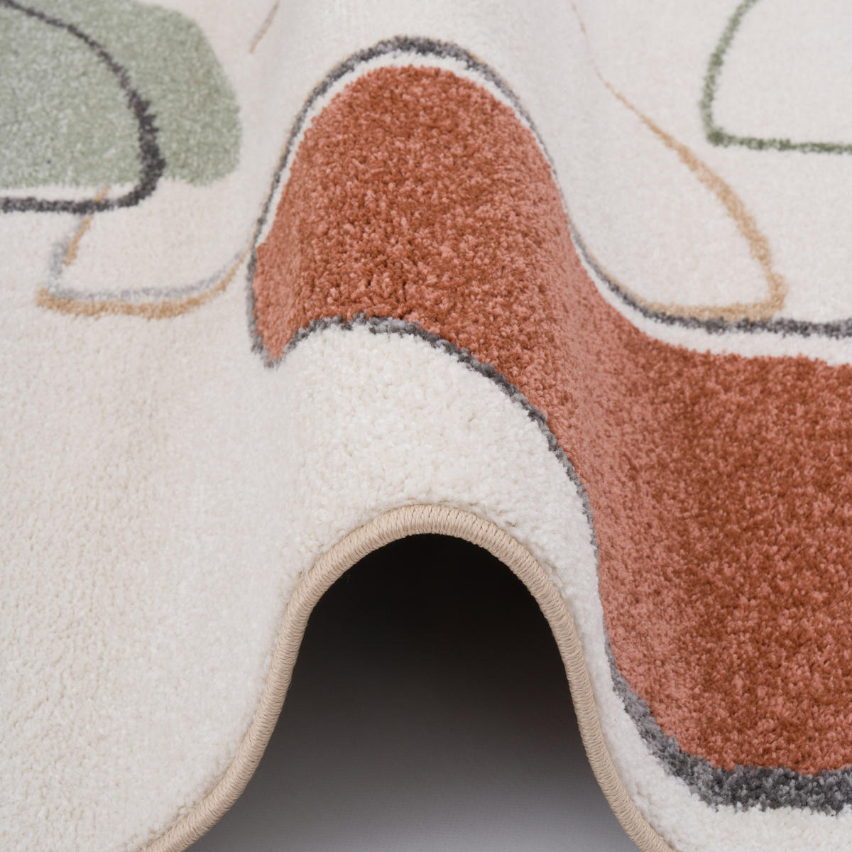 DESIGNER TEPPICH FARO BUNT MODERN - Multicolor, Textil (80/150cm) - Pergamon