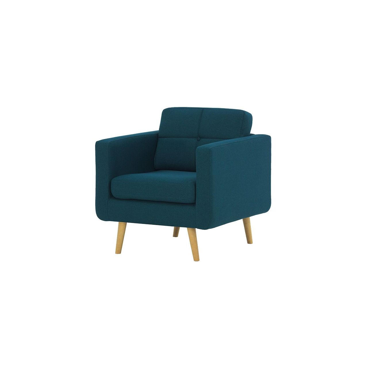 SESSEL Brest-Malmo 81 - Dunkelblau, Holz/Textil (80/84/81cm)