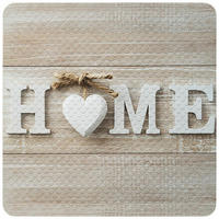 BADEMATTE Home - Braun, Kunststoff (53/53cm) - Sanilo