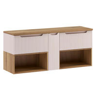WASCHTISCHUNTERSCHRANK 140.4cm Riva Kaschmir - Beige, Holzwerkstoff (140.4/60/40cm) - Petits-meubles
