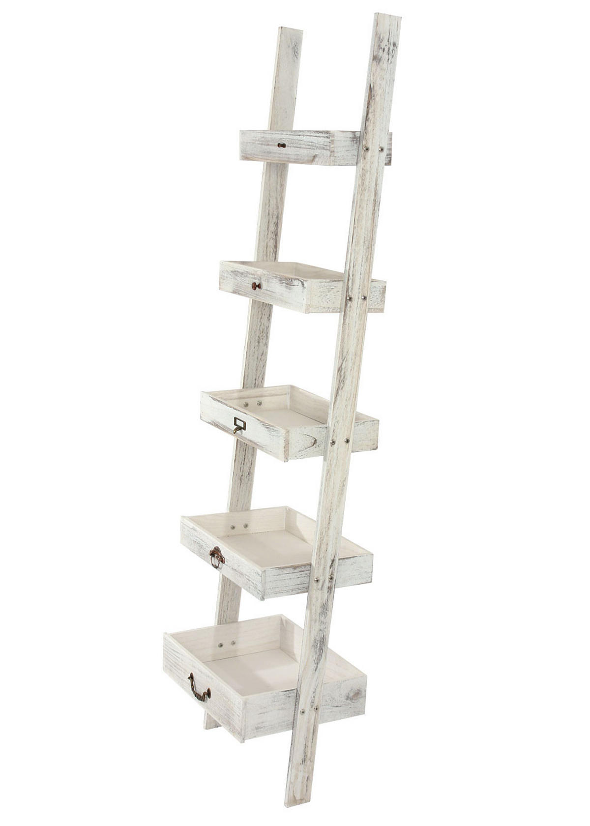 PFLANZREGAL BLUMENSTÄNDER Weiß - Weiß, Holz (43/169/32cm) - MCW
