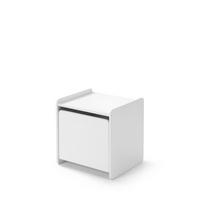 KINDER-NACHTTISCH aus Holz - AULIA - color_white - Weiß, Holz (40/41/36cm) - Drawer