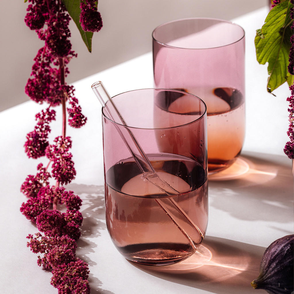 LONGDRINKBECHER Like Glass Grape 385 ml 2er Set - Pink, Glas (0.385L) - like.Villeroy & Boch