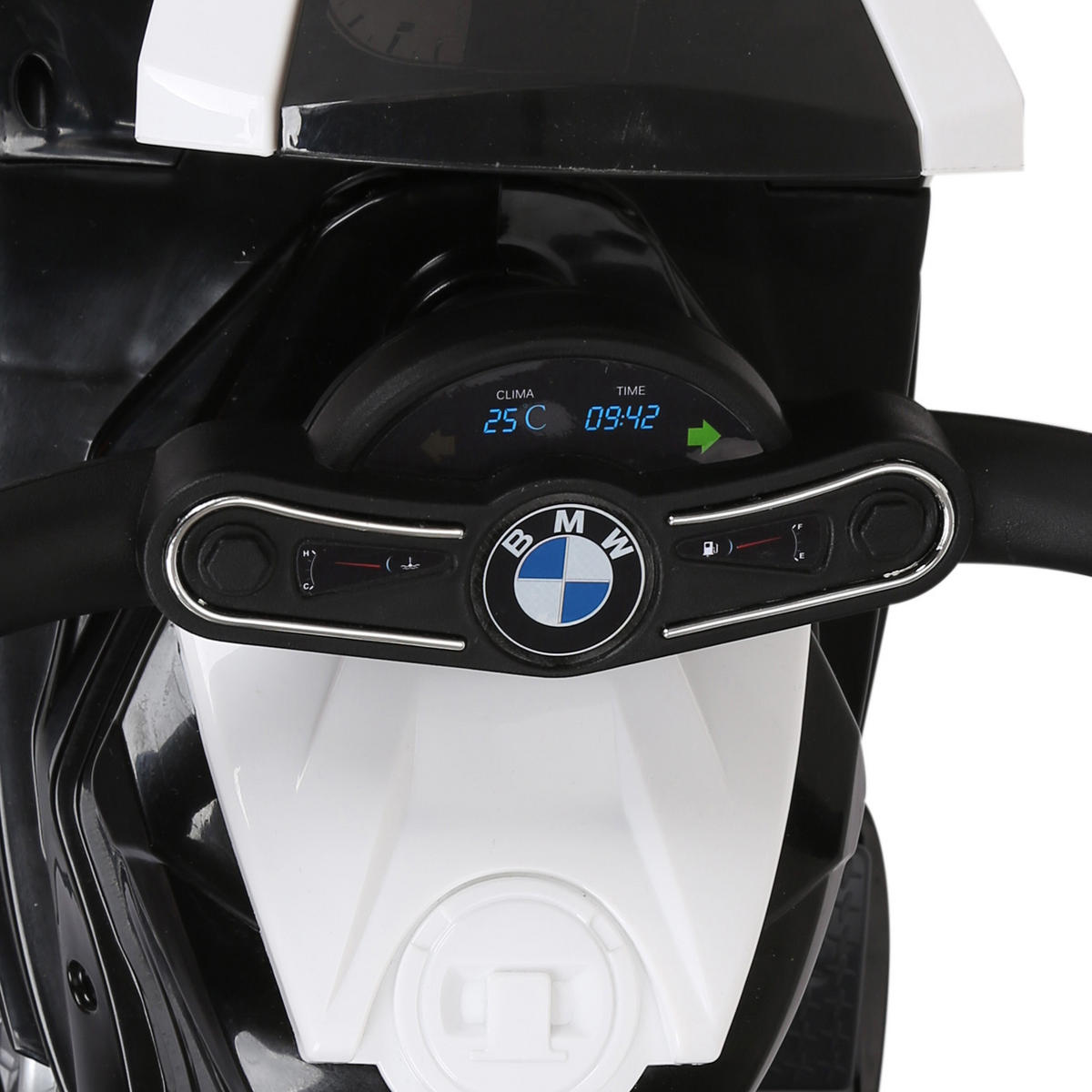 ELEKTRO-MOTORRAD DE-06079 BMW S1000RR mit Musik Schwarz - Schwarz, Kunststoff/Metall (66/37/44cm) - ComfortXL