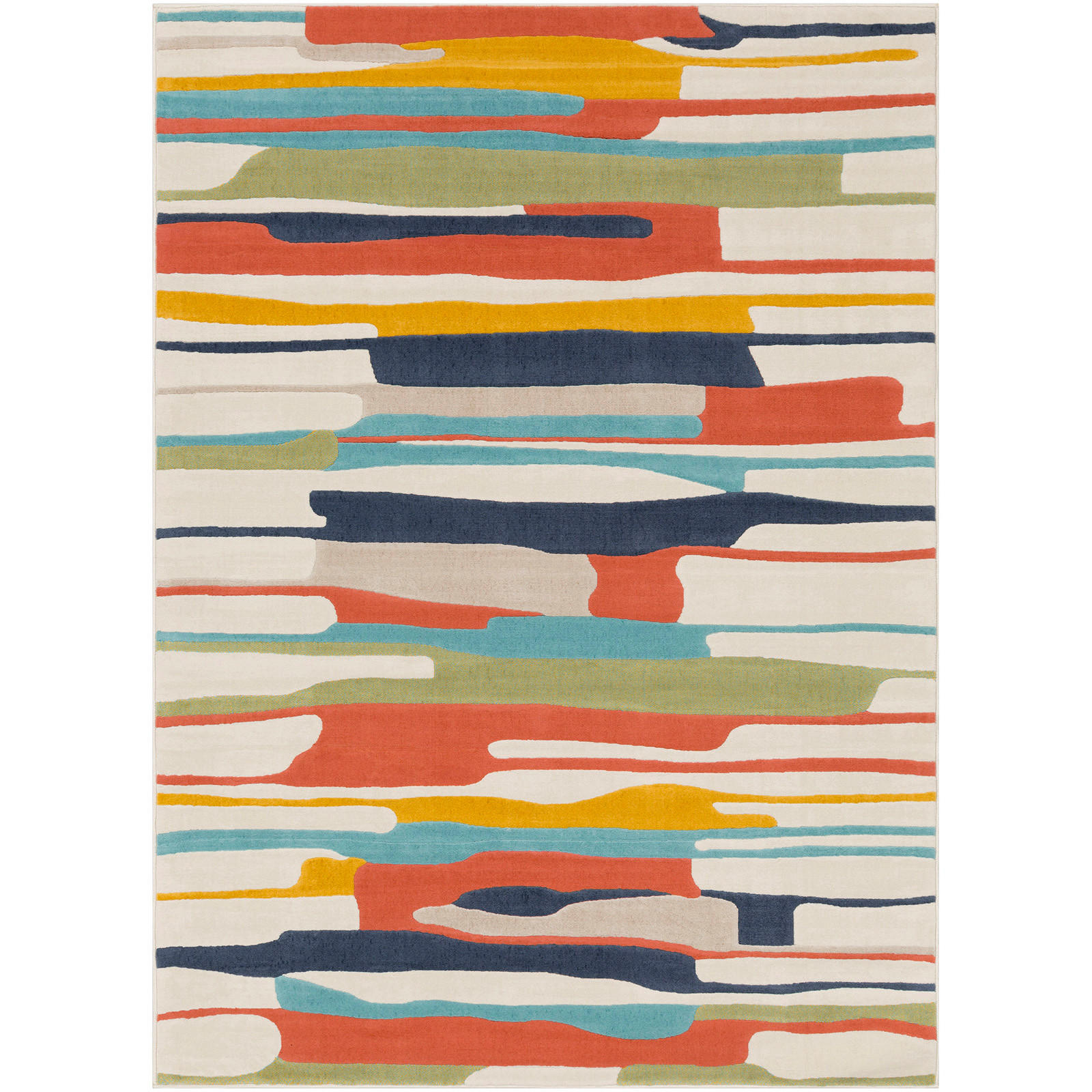 Livabliss Kurzflorteppich Mehrfarbig, Orange 120x170 cm