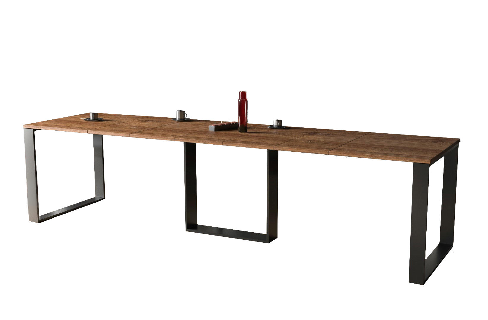 ESSTISCH Borys ausziehbar bis 310 cm - Eiche San Remo, Holzwerkstoff (130/90/76cm) - Endo-Moebel