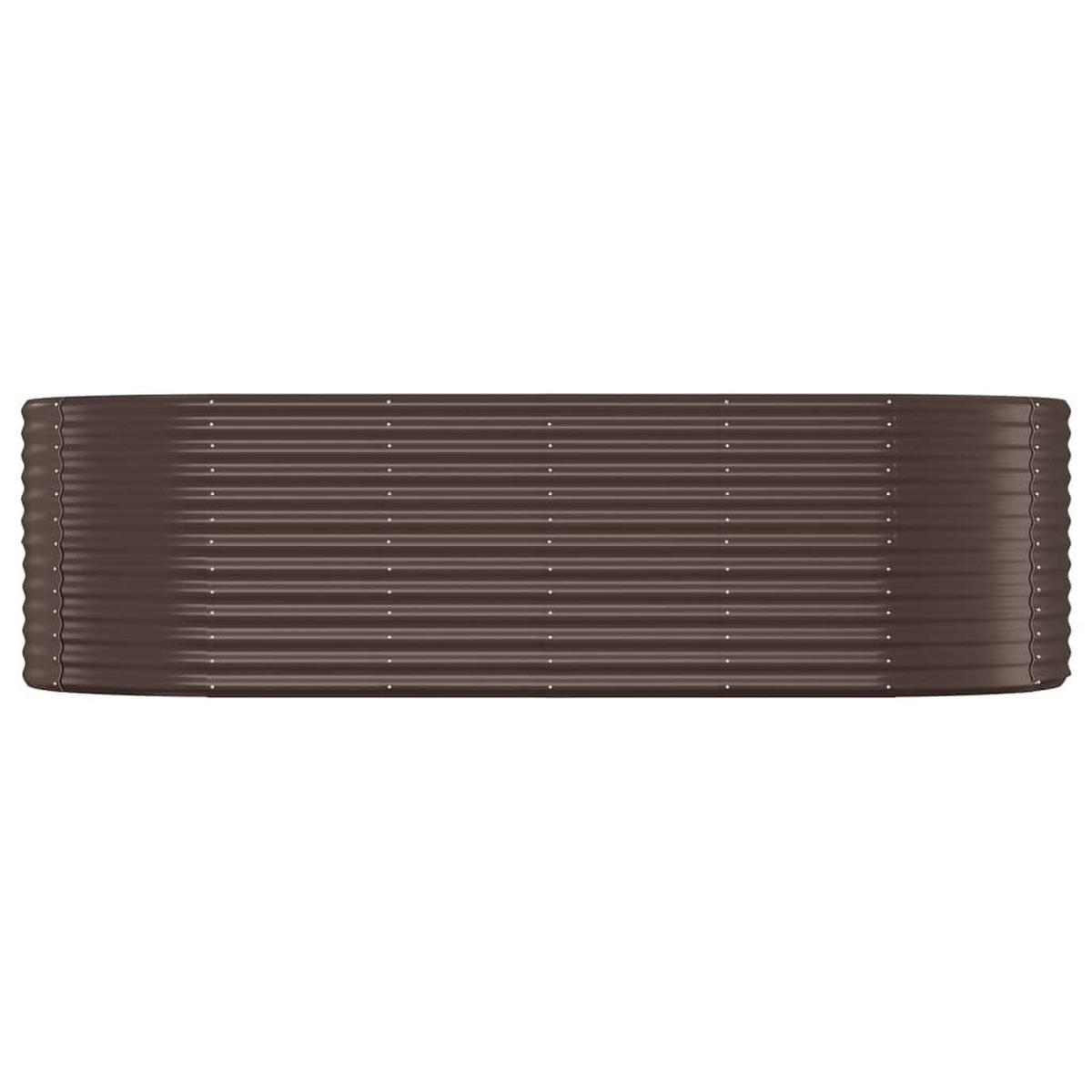 HOCHBEET Verzinkter Stahl 249x100x68 cm Braun - Braun, Metall (100/68/249cm) - furnicato