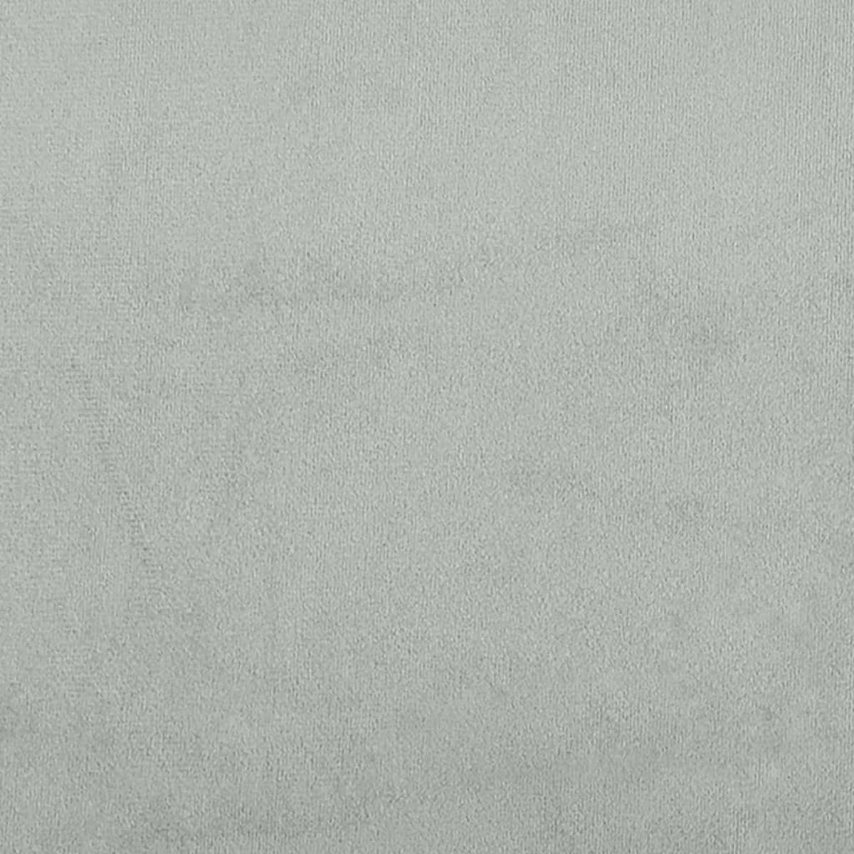 TAGESBETT Hellgrau 100/200 Cm Samt - Grau, Textil (100/200cm) - vidaXL