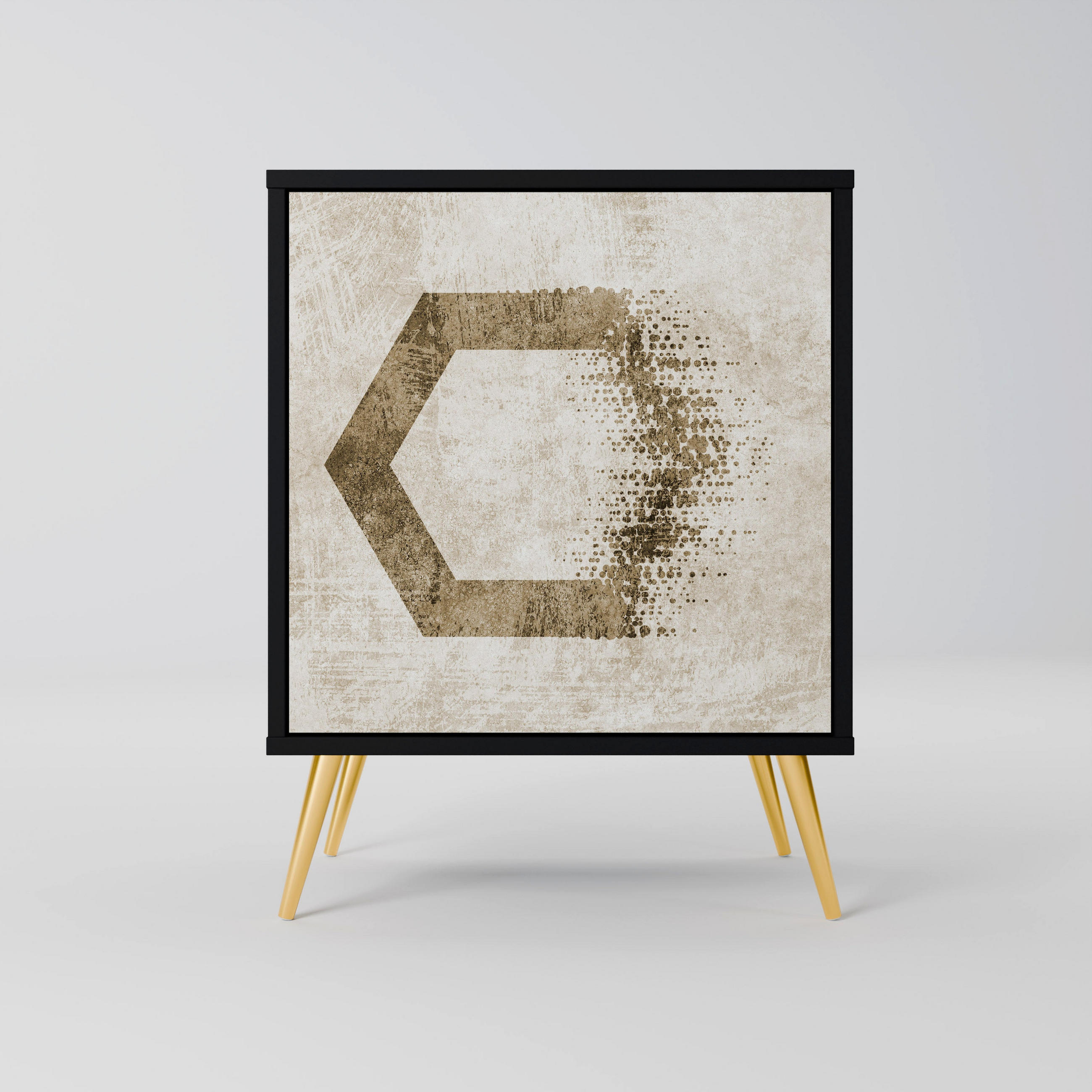 SpaceRebels Sideboard Schwarz 57.5x75.5x42 cm