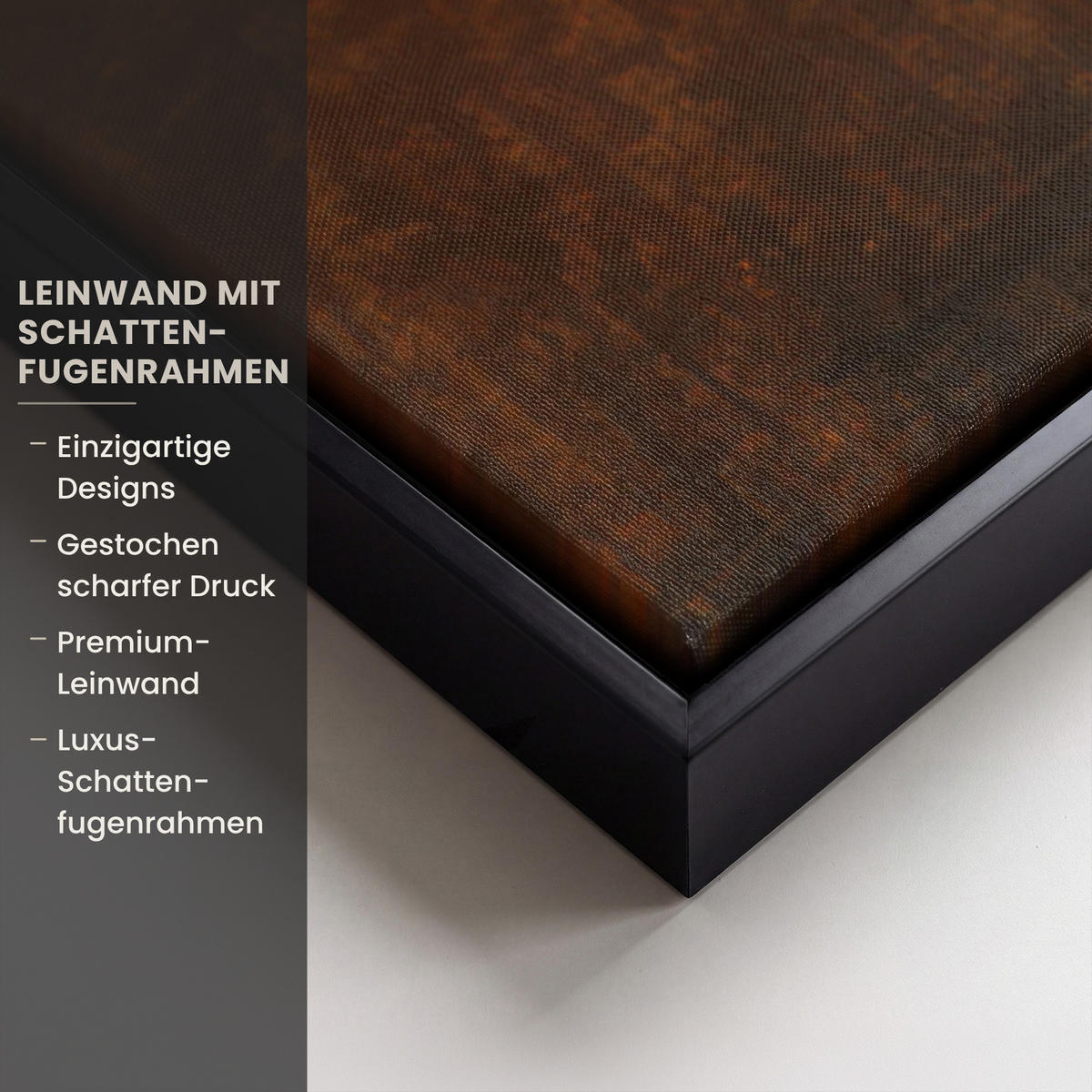 LEINWAND Bilder mit Rahmen - Bergkulisse mit goldenem Sonnenuntergang - 80x120 - Goldfarben, Textil (80/120cm) - MuchoWow