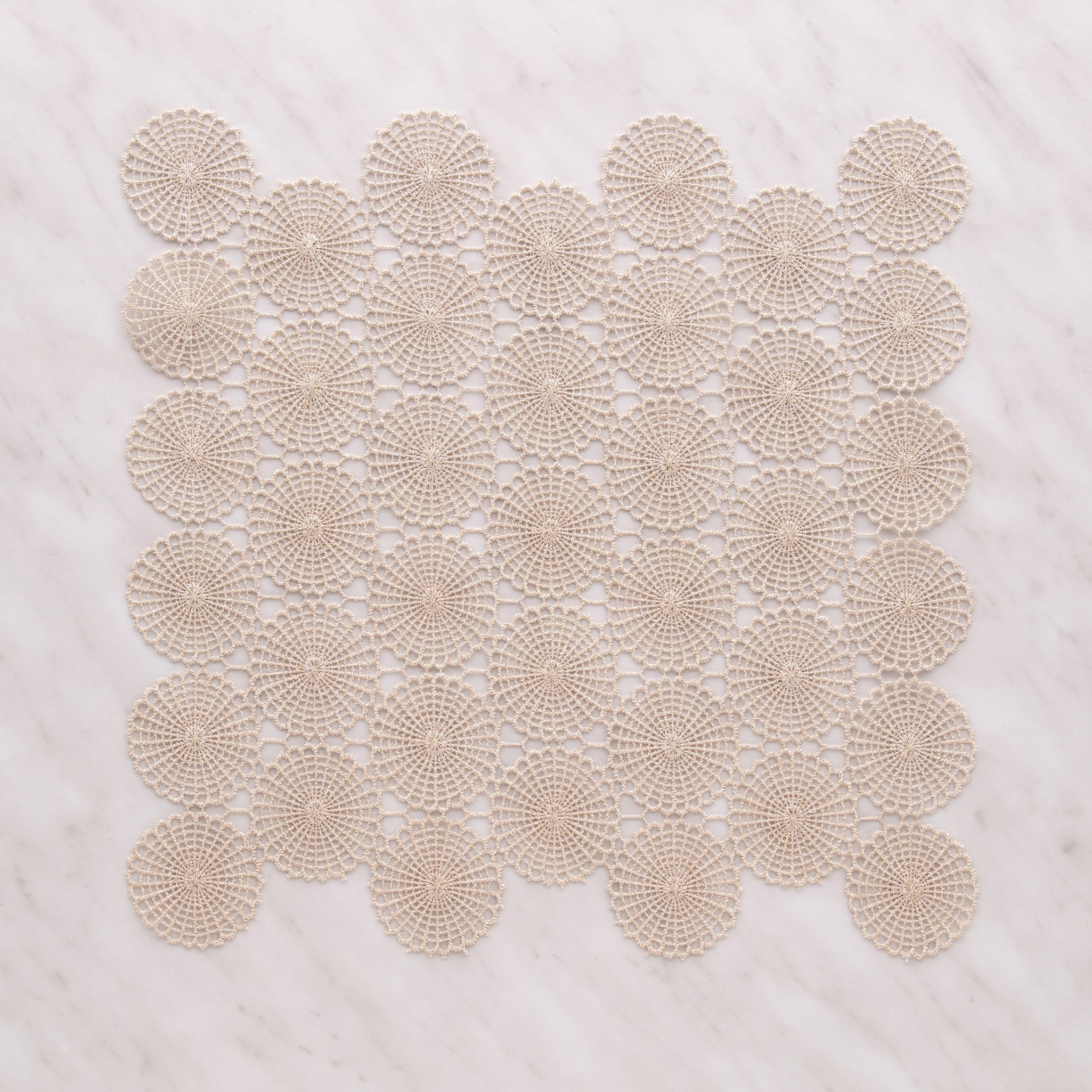 MITTELDECKE Beaulieu - Goldfarben, Textil (31/31/1cm) - home&you