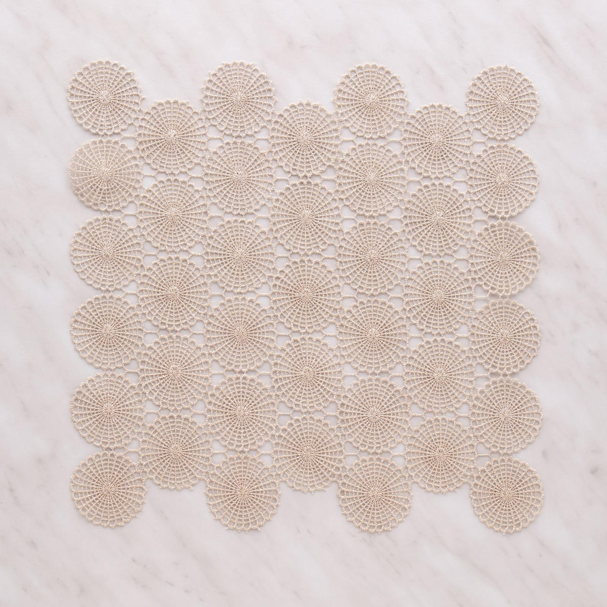 MITTELDECKE Beaulieu - Goldfarben, Textil (31/31/1cm) - home&you