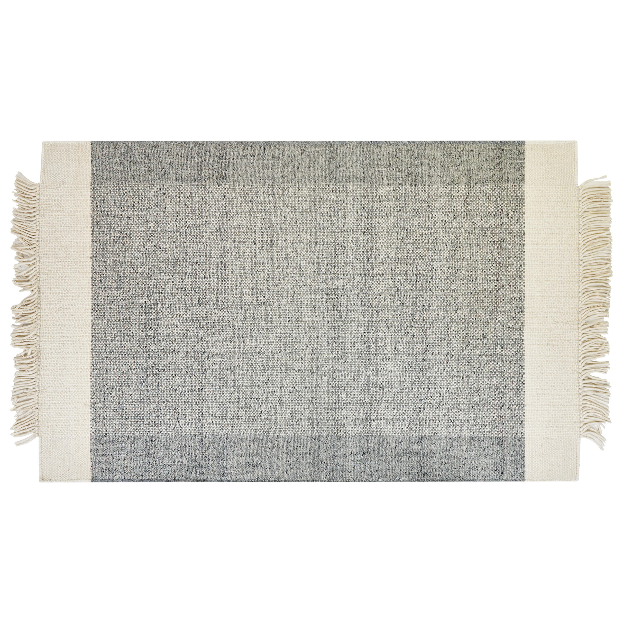 KURZFLOR-TEPPICH Tatlisu 200/140 cm - Grau, Textil (140/200cm) - Beliani