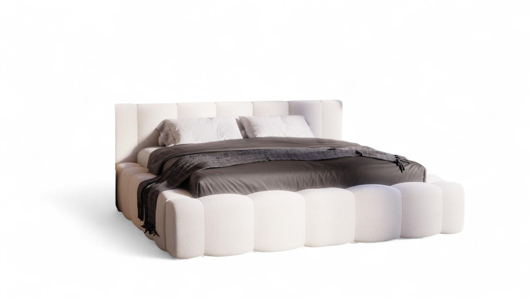 POLSTERBETT Lizeth In Perfect Harmony - Creme, Holzwerkstoff/Textil (200/200cm) - Fun Möbel