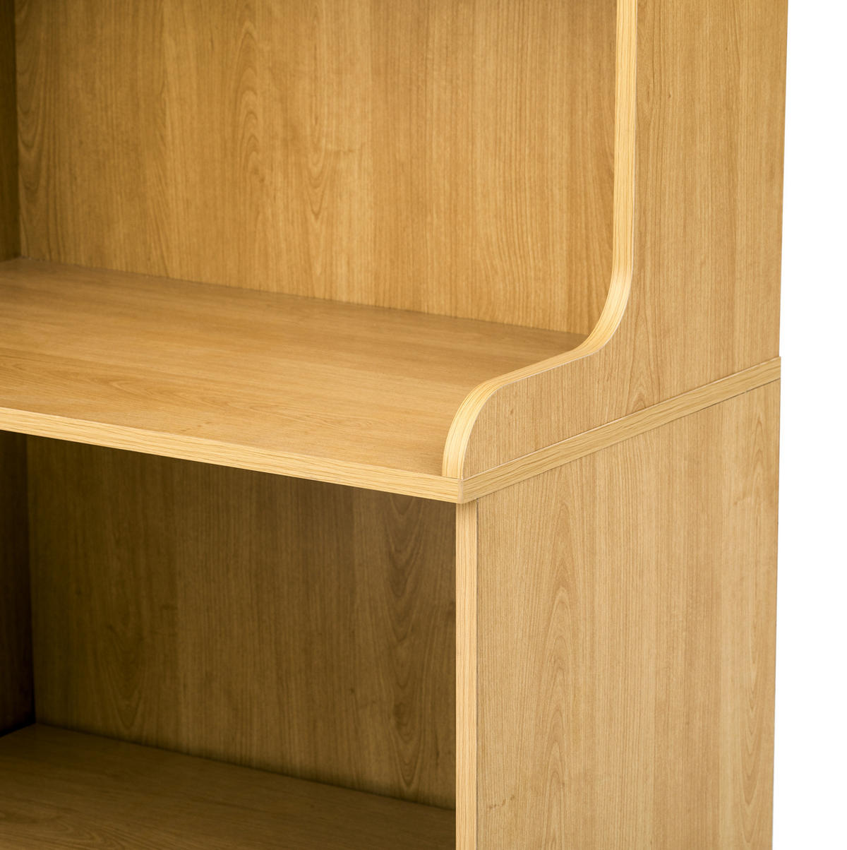 HIGHBOARD mit Schublade und verstellbaren Böden 98 x 40 x 177 cm Naturholzoptik - Braun, Holzwerkstoff (40/177/98cm) - Meubliv