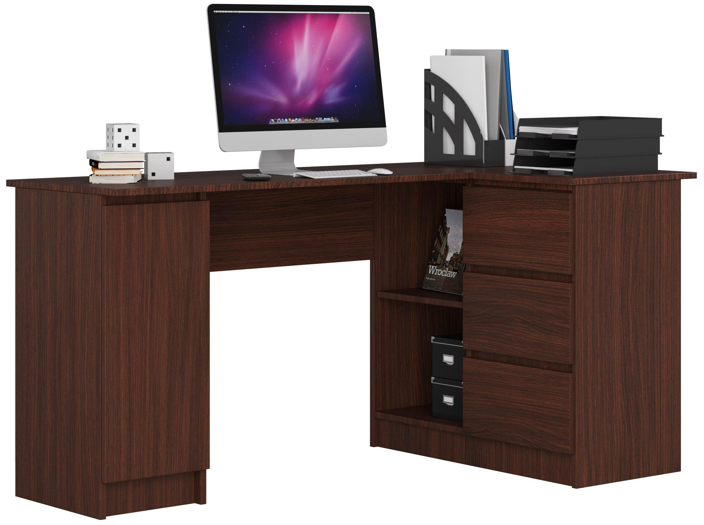 RAUMHIRSCH FURNITURE PSACÍ STŮL Tmavě hnědý 77/155/85